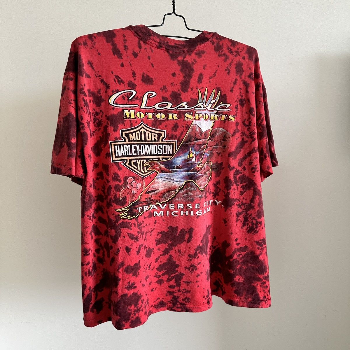 Harley Davidson Harley Davidson Live To Ride Tie Dye Shirt Single Stitch XXL Size US XXL / EU 58 / 5 - 5 Thumbnail