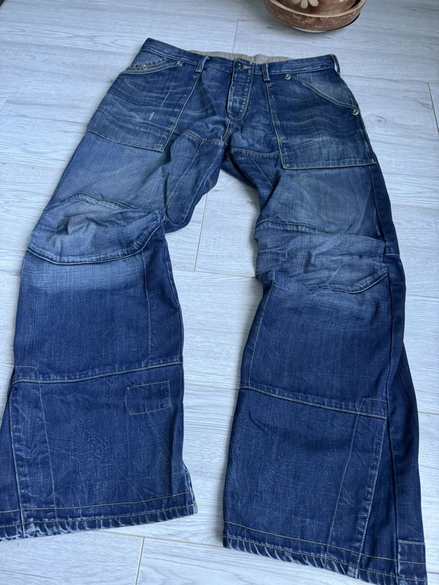 G-Star × Vintage Vintage G Star Raw hype double knee jeans denim pants Size US 34 / EU 50 - 4 Thumbnail