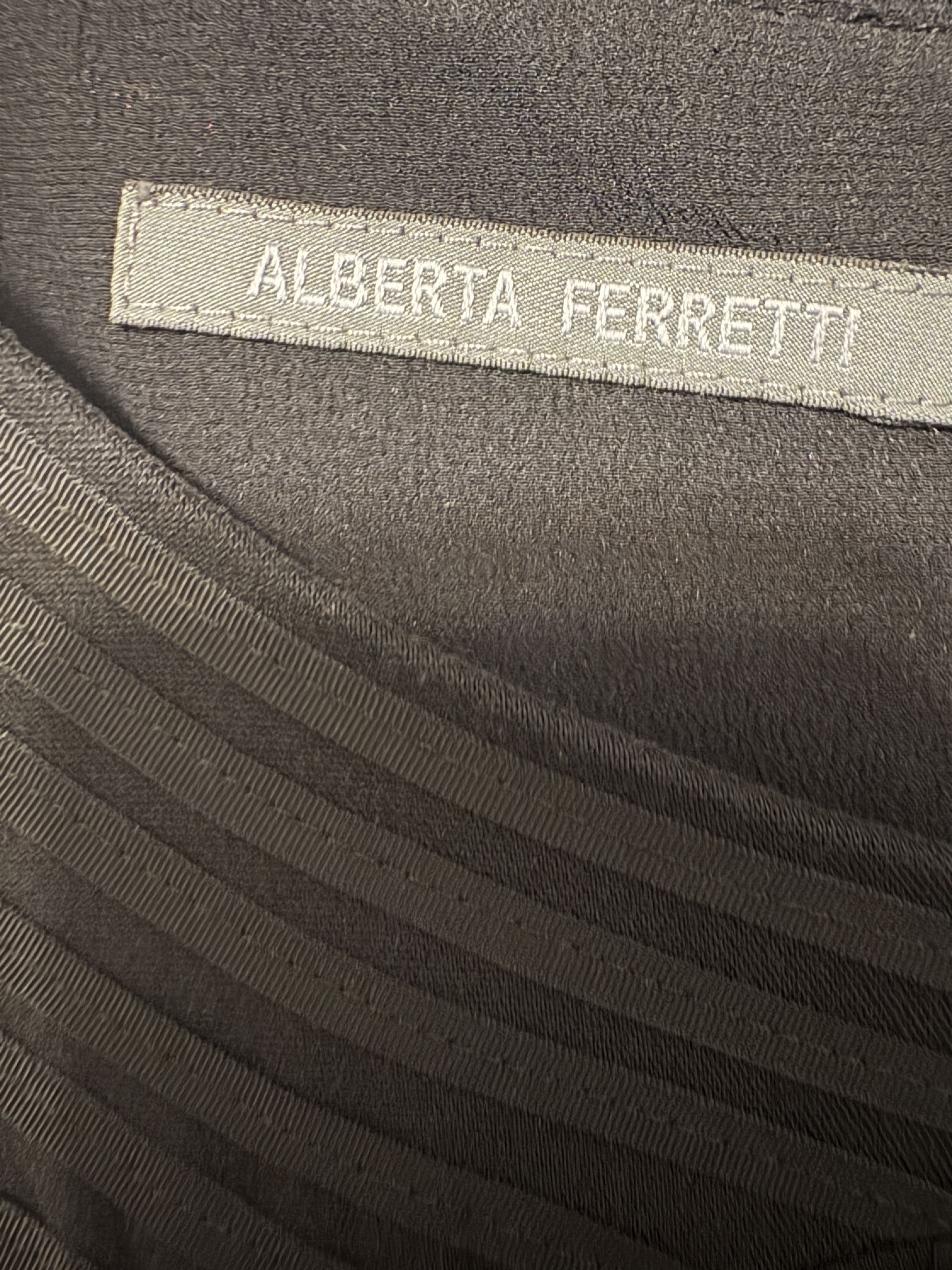Alberta Ferretti Alberta Ferretti Blue A-Line Dress (IT 42 / US 6, M) Size M / US 6-8 / IT 42-44 - 5 Thumbnail