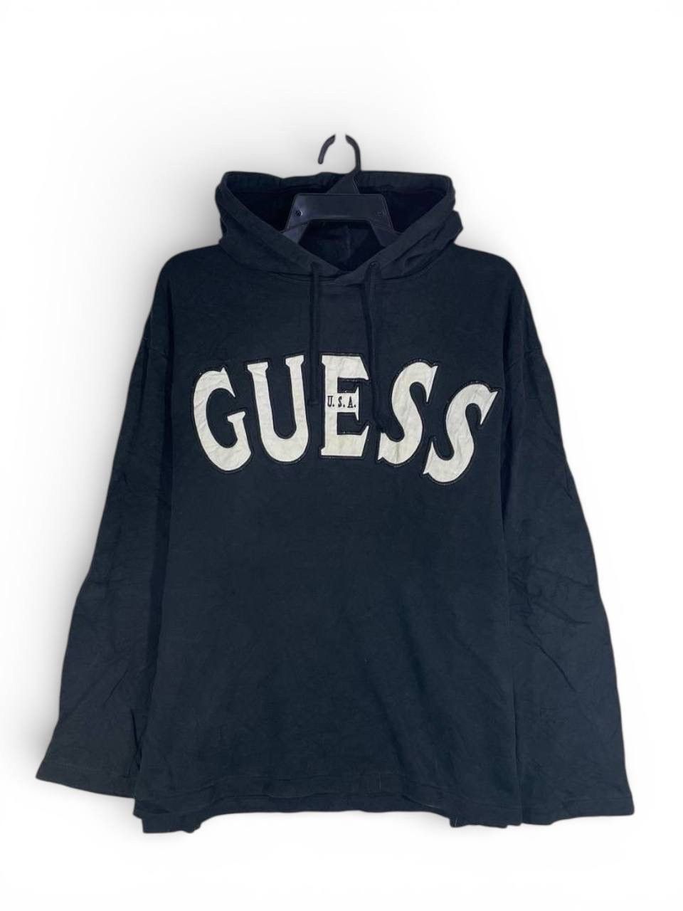 Guess Vintage 90s guess hoodie jumper size L Size US L / EU 52-54 / 3 - 1 Thumbnail