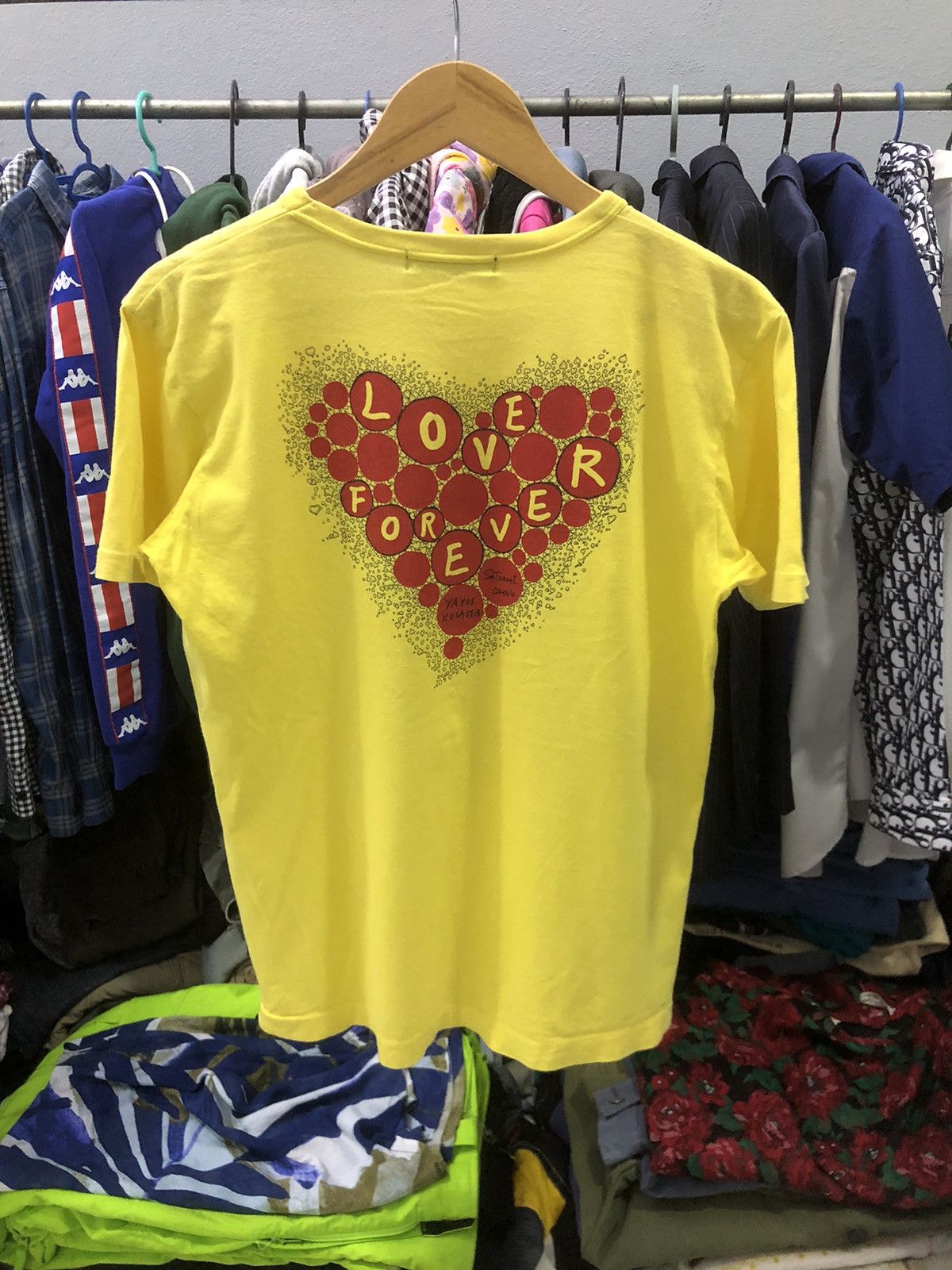 Japanese Brand × Takashi Murakami × Yayoi Kusama Vintage 24 Hours Television Yayoi Kusama Love Forever Shirt Size US S / EU 44-46 / 1 - 10 Thumbnail