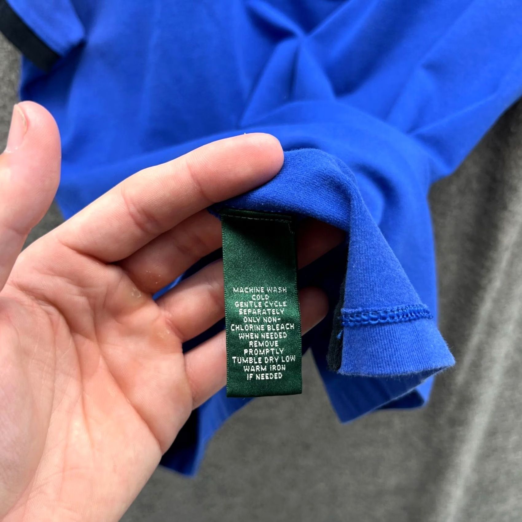 Ralph Lauren VINTAGE Lauren Ralph Shirt Womens XL Blue Polo Royal Active Golf Quarter Zip LRL Size XL / US 12-14 / IT 48-50 - 3 Thumbnail