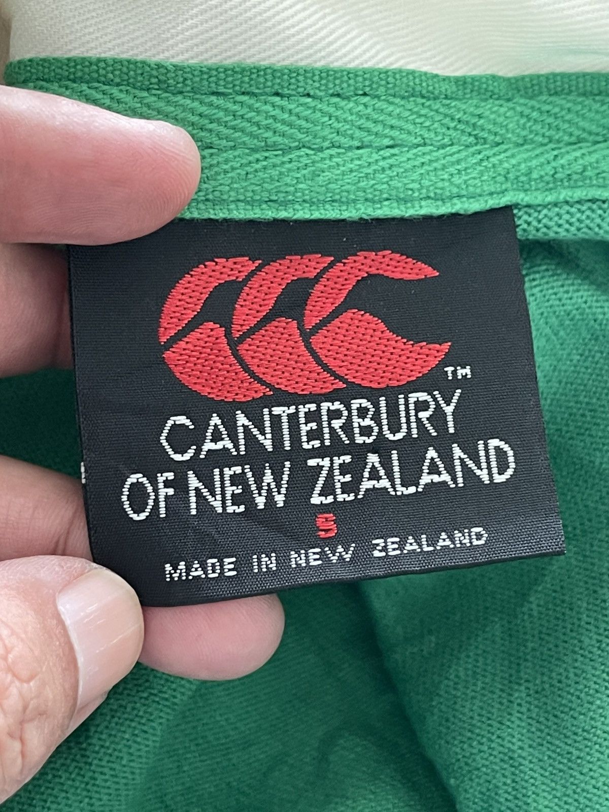 Canterbury of New Zealand Vintage Ireland Rugby Shirt Size US S / EU 44-46 / 1 - 2 Thumbnail