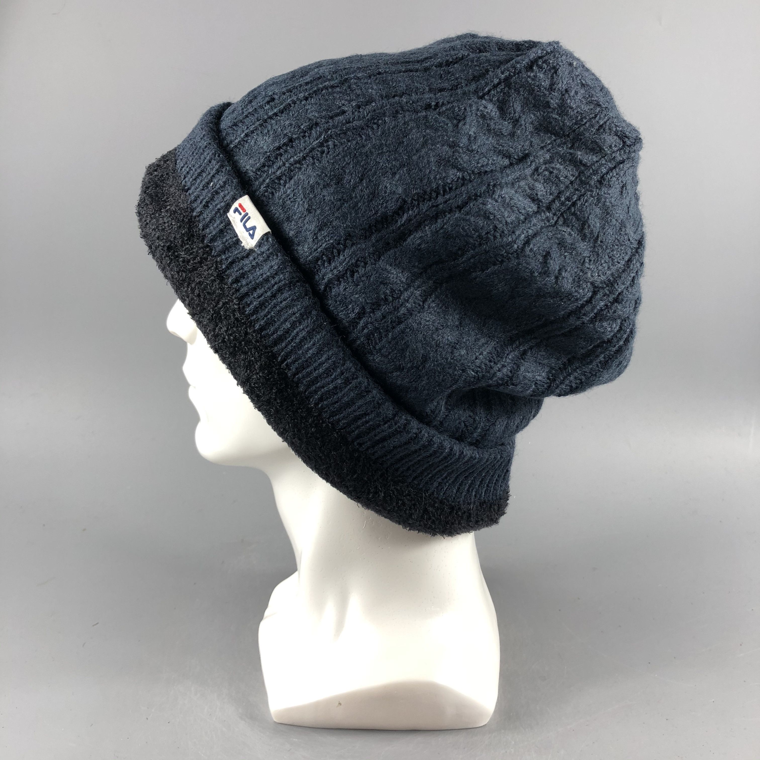 Fila × Vintage Fila Beanie Snow Hat Snow Cap -D732 Size ONE SIZE - 1 Thumbnail
