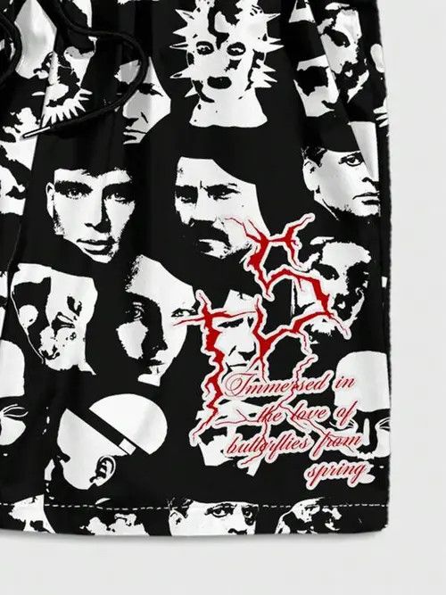 Japanese Brand Graphic Y2k Shorts DRIP summer Size US 34 / EU 50 - 2 Thumbnail