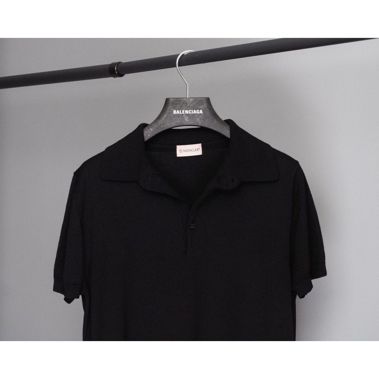 Moncler Moncler black wool polo shirt Size US S / EU 44-46 / 1 - 2 Thumbnail