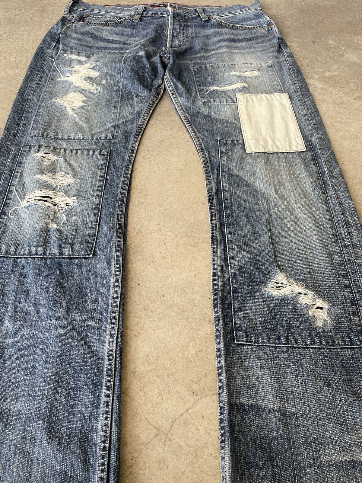 Jean Paul Smith Red Ear Denim Jeans Size US 34 / EU 50 - 2 Thumbnail