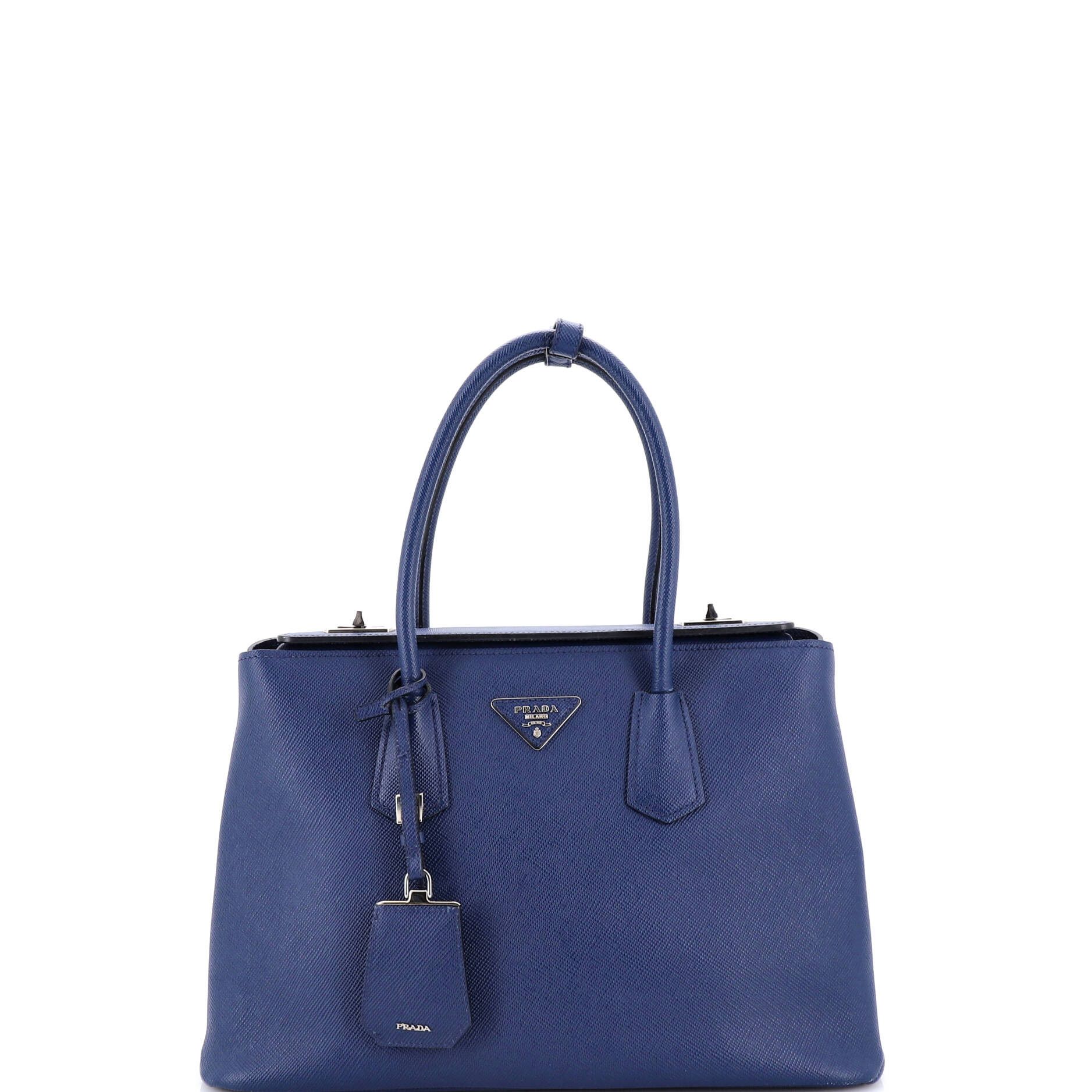 Prada Turnlock Cuir Twin Tote Size ONE SIZE - 1 Thumbnail