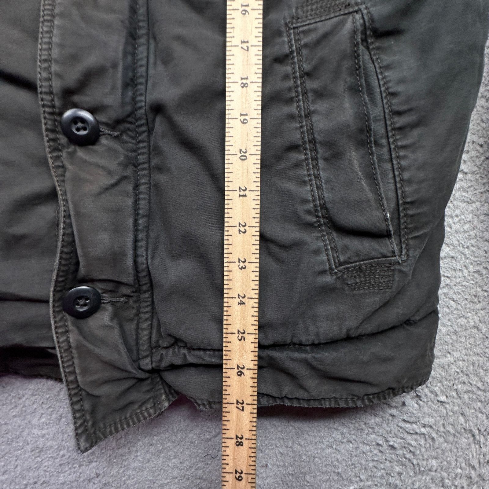 Hollister Hollister Bomber Utility Fur Lined Jacket Medium Distressed Size US M / EU 48-50 / 2 - 4 Thumbnail