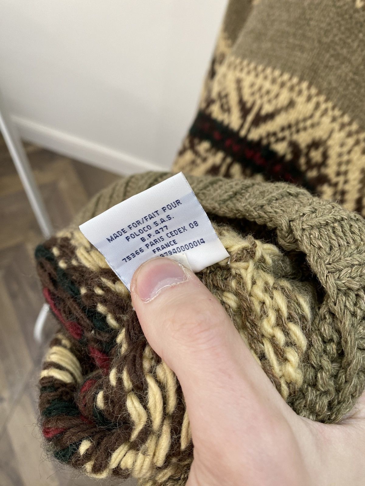 Polo Ralph Lauren Vintage Polo Ralph Lauren Hand Knit Wool Blend Sweater Size US XXL / EU 58 / 5 - 8 Thumbnail