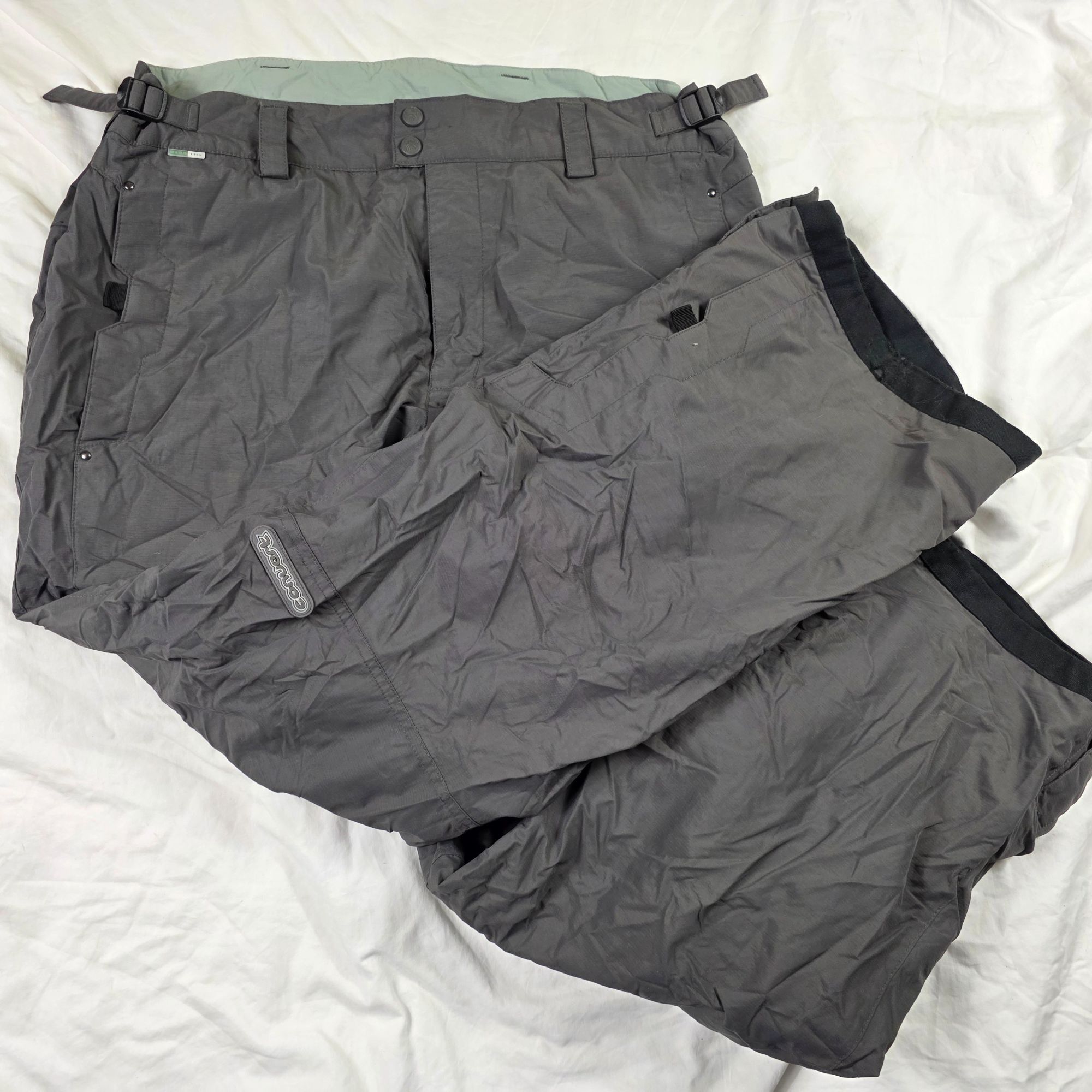Columbia Columbia Convert Mens Large Gray Waterproof Snow Pants Nylon Size US 34 / EU 50 - 1 Thumbnail