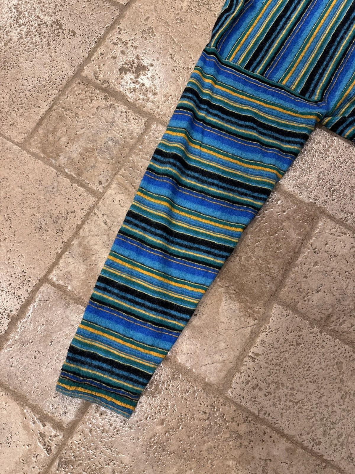 DENIM TEARS × Dior Dior x Denim Tears FW23 Blue/Yellow Striped Knit Sweater Size US M / EU 48-50 / 2 - 6 Thumbnail