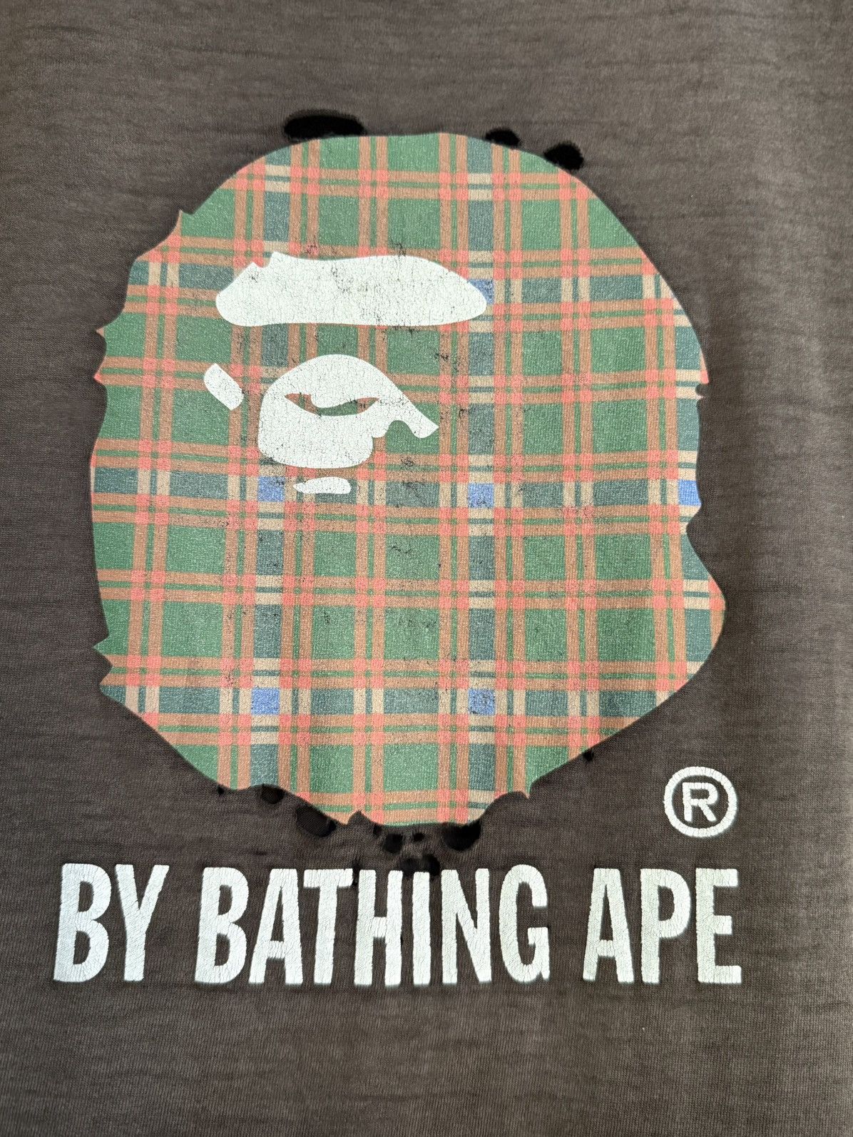 Bape Thrashed Vintage Bathing Ape Sun Faded Japan Tee Size US M / EU 48-50 / 2 - 2 Thumbnail