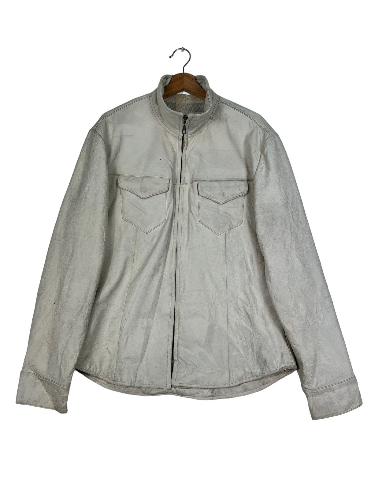 Kadoya 🔥 OUTLAW TOKYO JAPAN LEATHER SHIRT JACKET Size US L / EU 52-54 / 3 - 2 Thumbnail