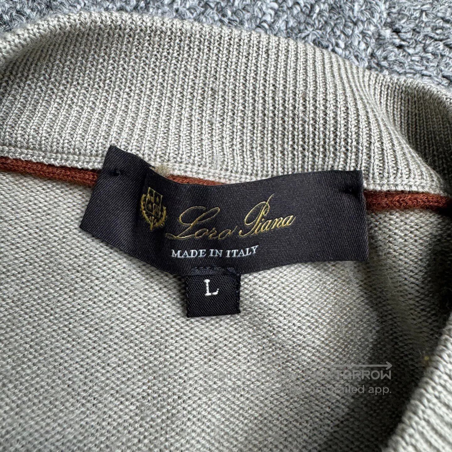 Loro Piana LORO PIANA Wool knit long-sleeved shirt| Size US L / EU 52-54 / 3 - 3 Thumbnail