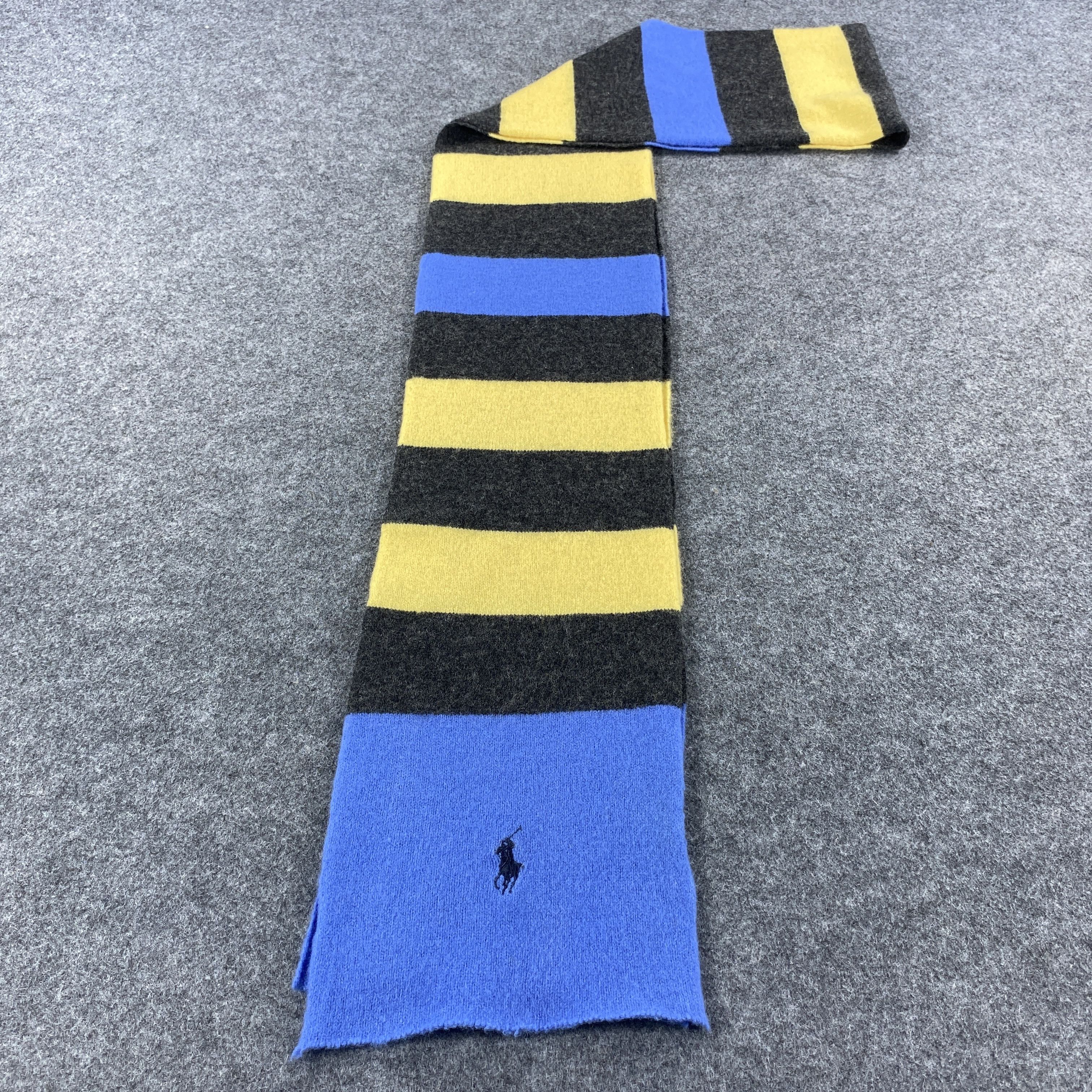 Polo Ralph Lauren × Vintage GF10501 Polo Ralph Lauren Scarf Neck Wear Muffler Nova Check Size ONE SIZE - 6 Thumbnail