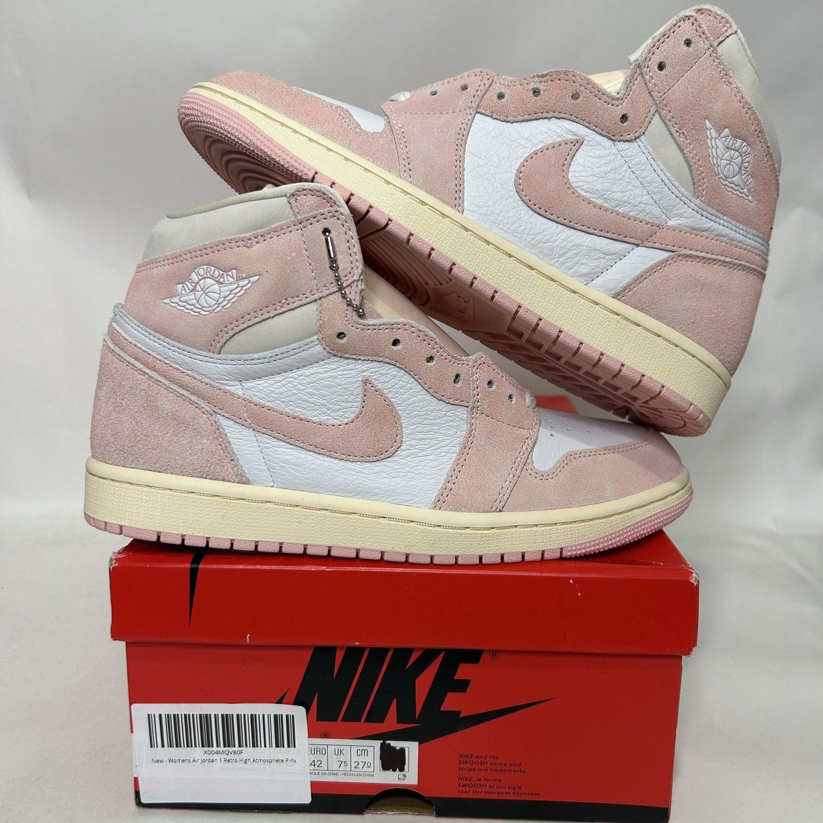 Jordan Brand Nike Air Jordan 1 Retro High WMNS “Washed Pink” FD2596-600 Size US 10 / IT 40 - 1 Thumbnail