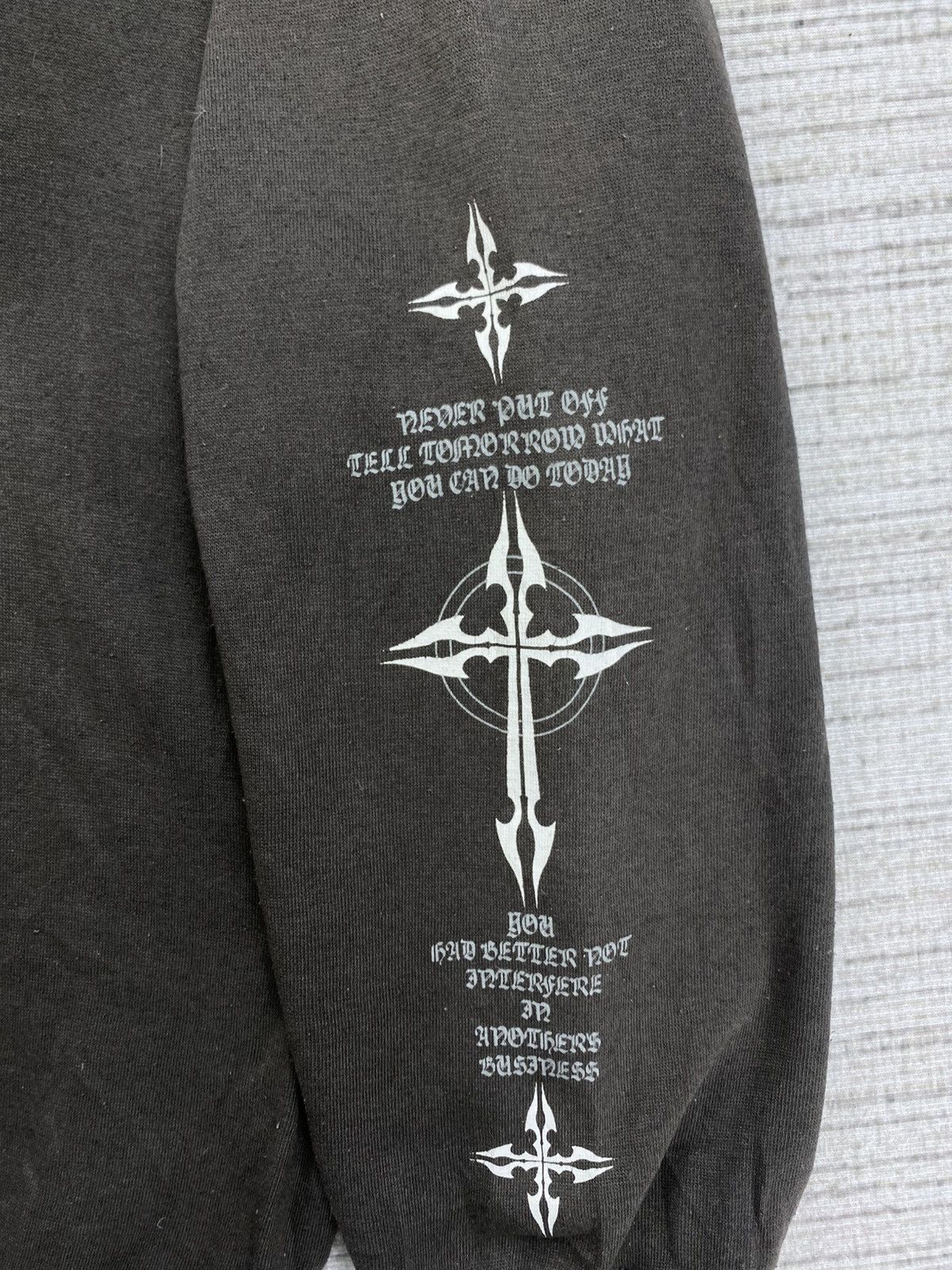Japanese Brand × Seditionaries × Vintage Vintage Cross Logo Dragonfly Japan Sweatshirt Size US XL / EU 56 / 4 - 6 Thumbnail