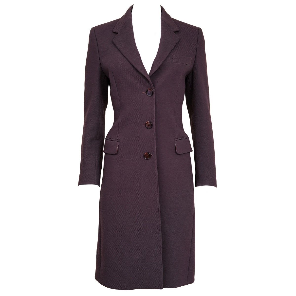 Dolce & Gabbana Dolce & Gabbana 1990s Single-Breasted Brown Coat Size S / US 4 / IT 40 - 1 Thumbnail