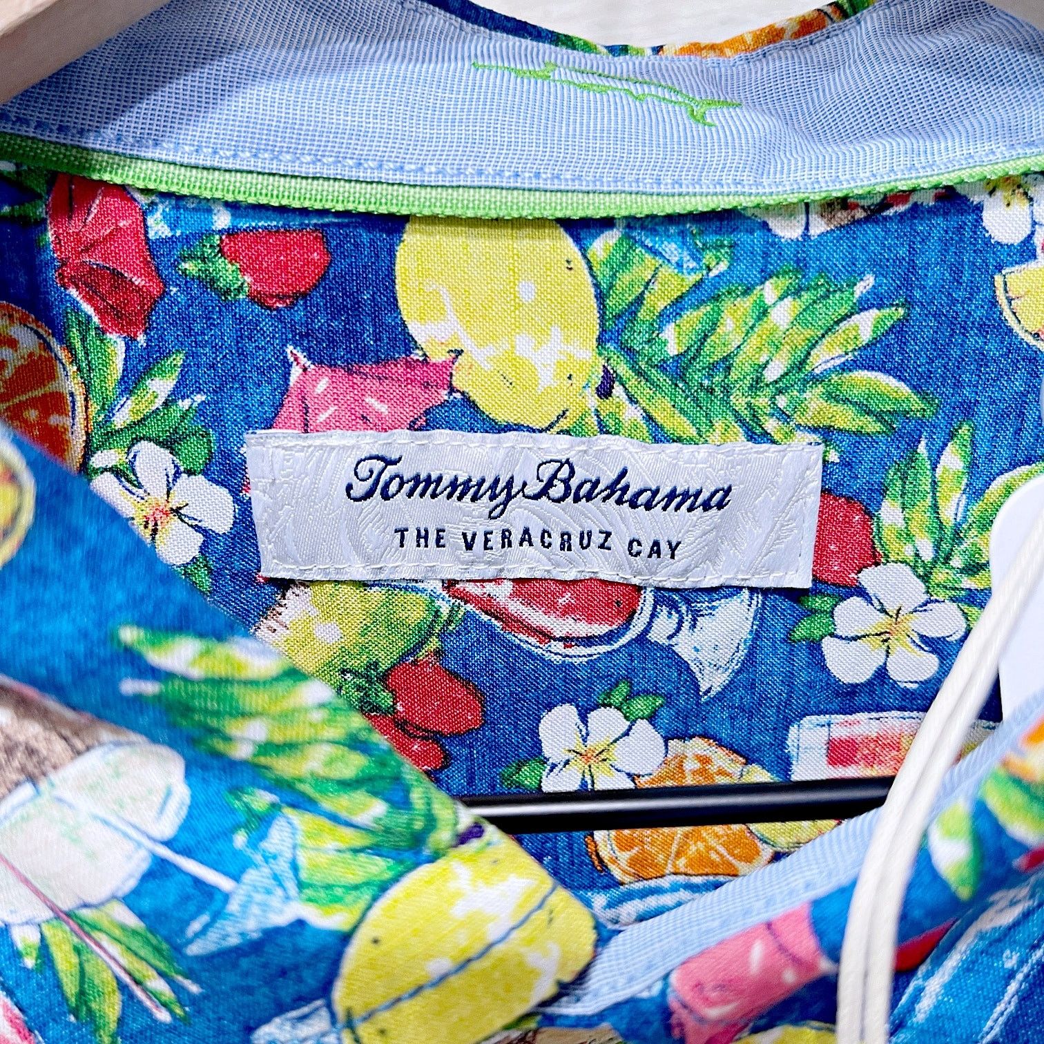 Tommy Bahama Tommy Bahama Veracruz Cay Happy Hour Shirt Blue Mens Large Size US L / EU 52-54 / 3 - 5 Thumbnail
