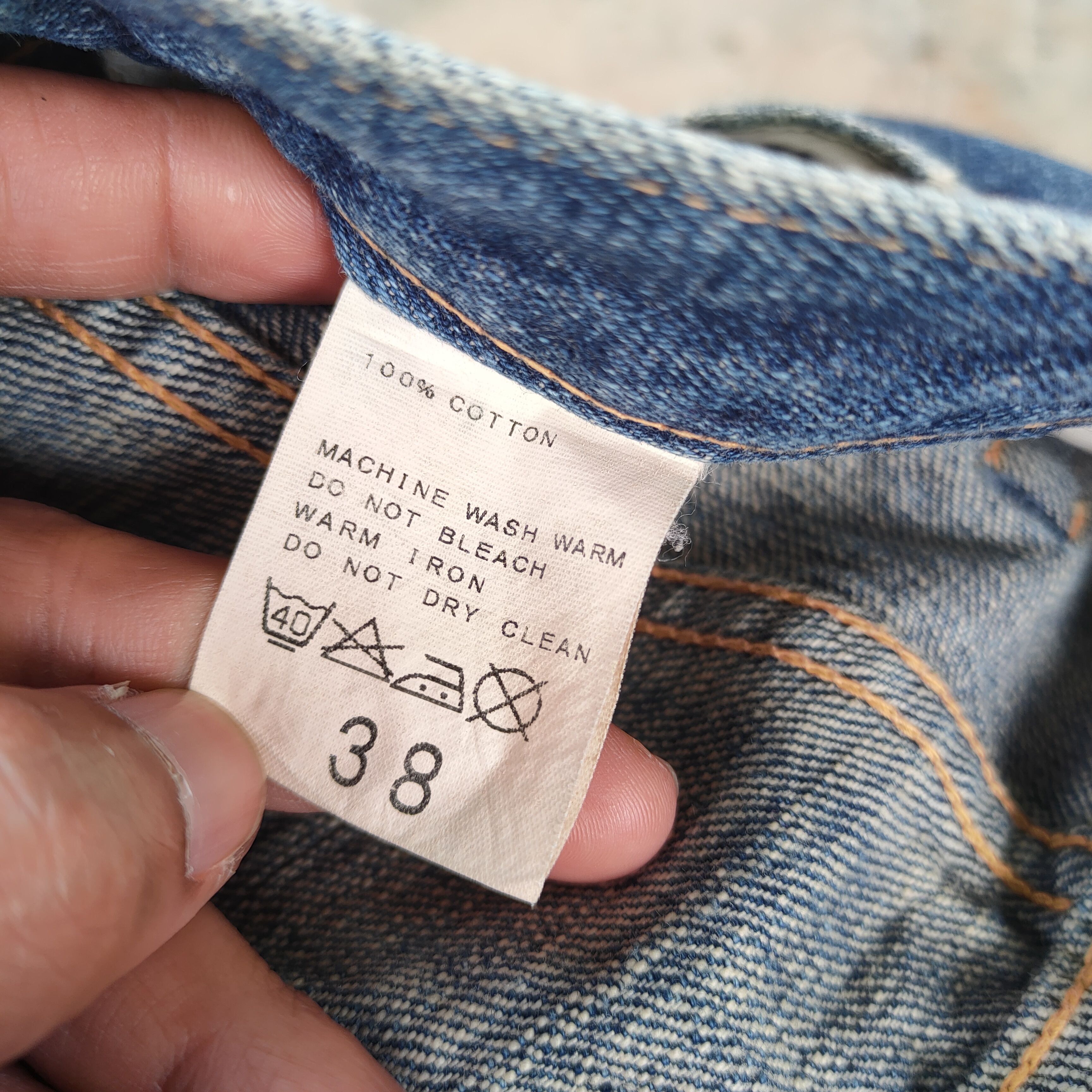 Vision Streetwear Vintage japanese button fly faded jeans denim pants Size US 30 / EU 46 - 15 Thumbnail