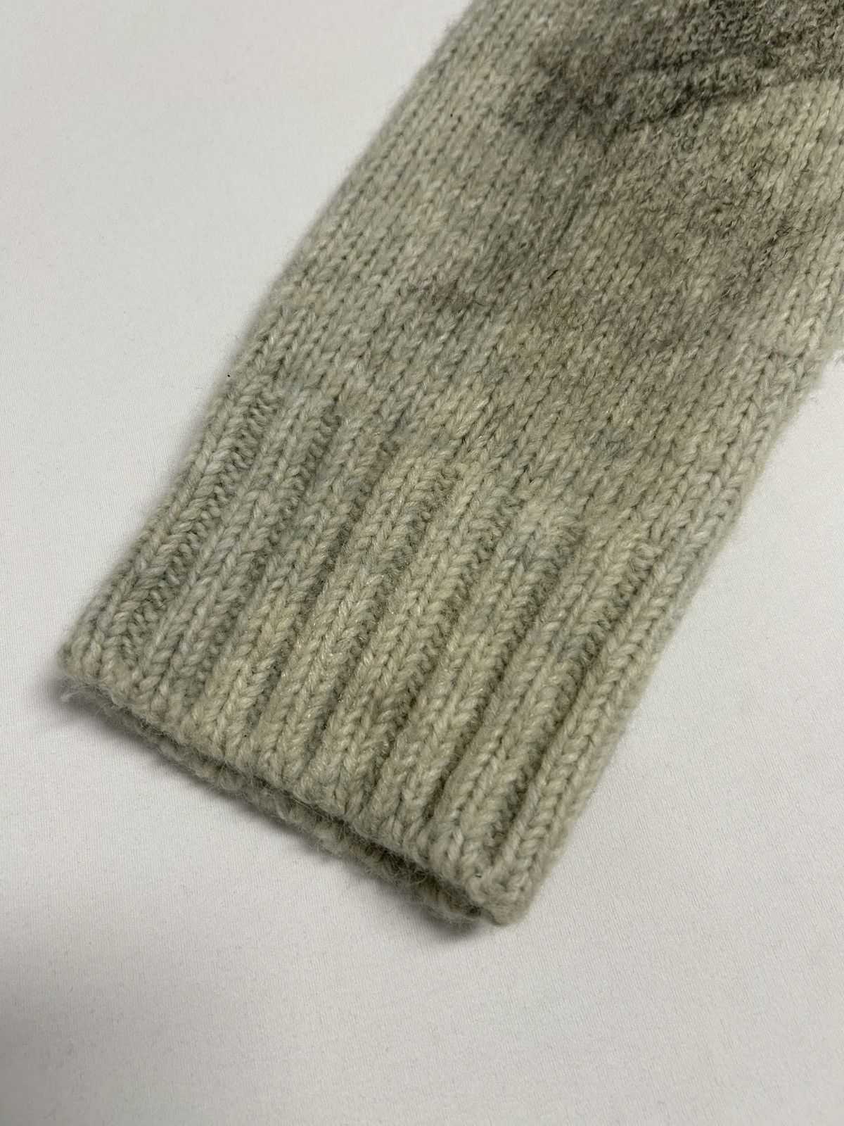 Maison Margiela SS2024 Painted Oversized Heavyweight Knit Cardigan Size US M / EU 48-50 / 2 - 7 Thumbnail