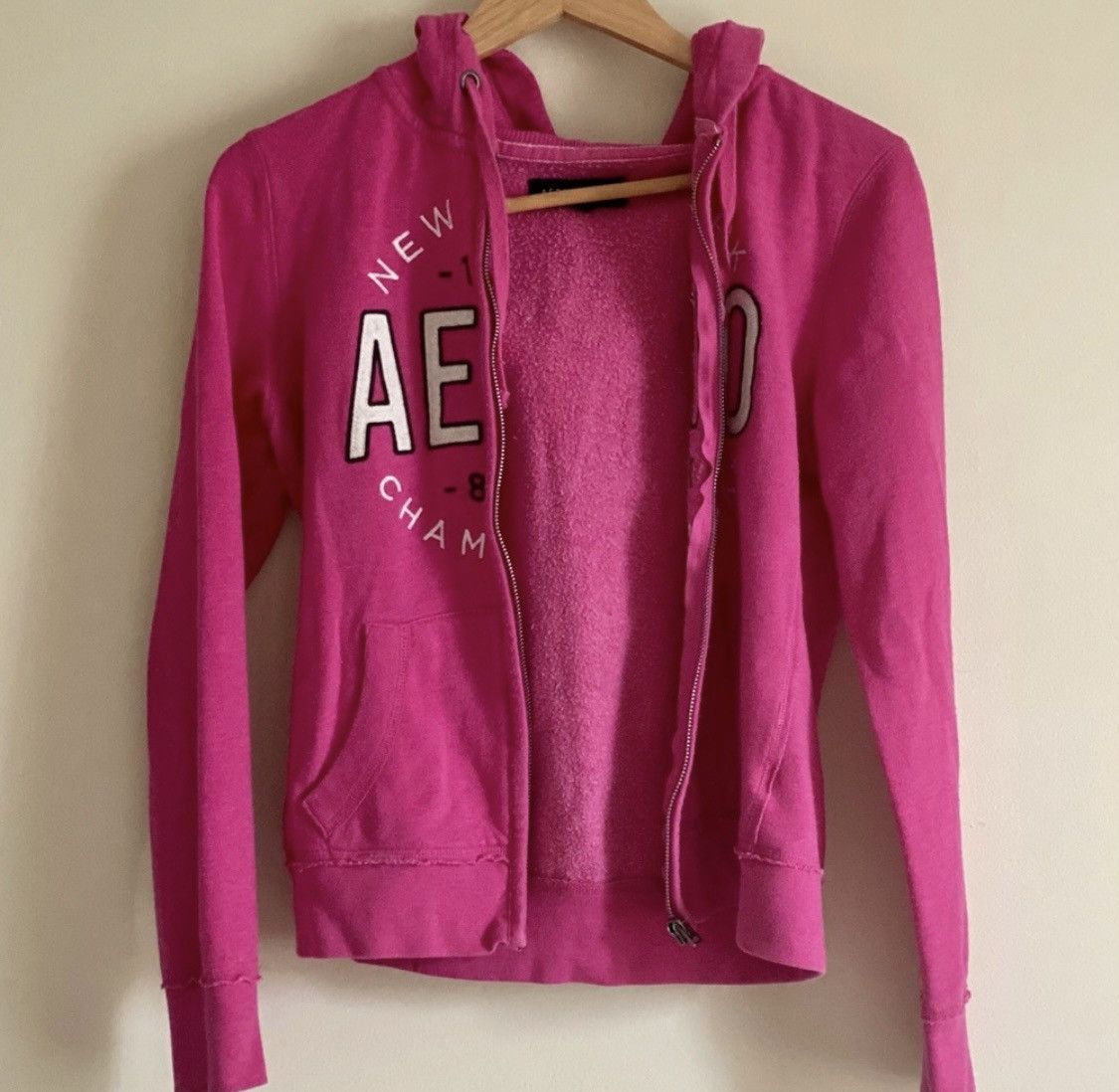 Aeropostale PINK AEROPOSTALE ZIP UP HOODIE Size M / US 6-8 / IT 42-44 - 6 Thumbnail