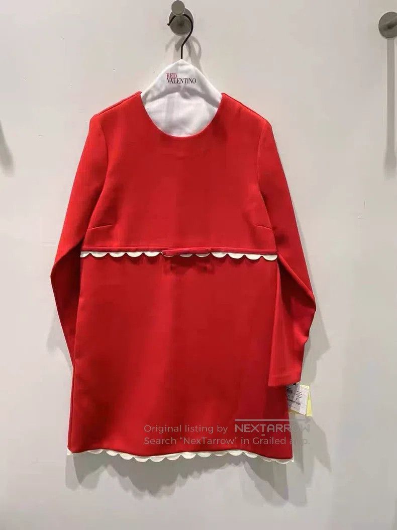 Valentino Valentino Red ruffled dress Size S / US 4 / IT 40 - 1 Thumbnail