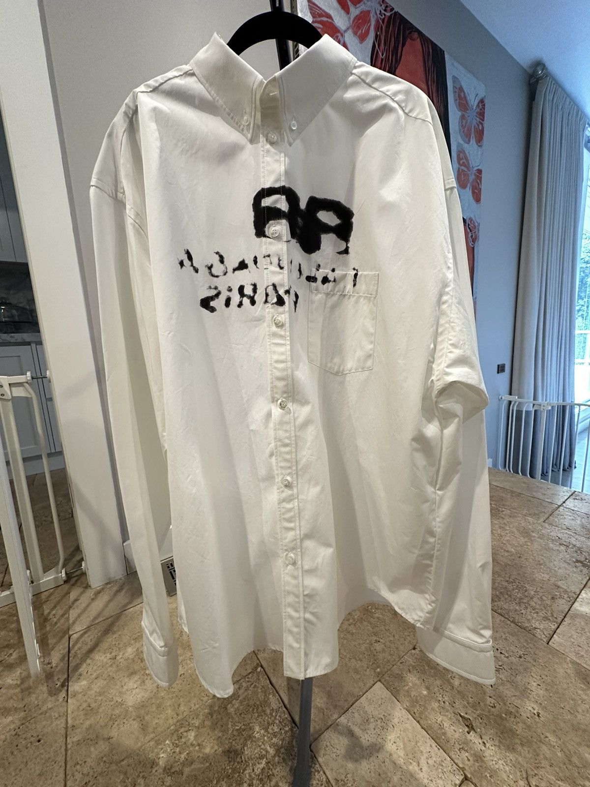 Balenciaga BB Balenciaga Paris button up Size US L / EU 52-54 / 3 - 2 Thumbnail