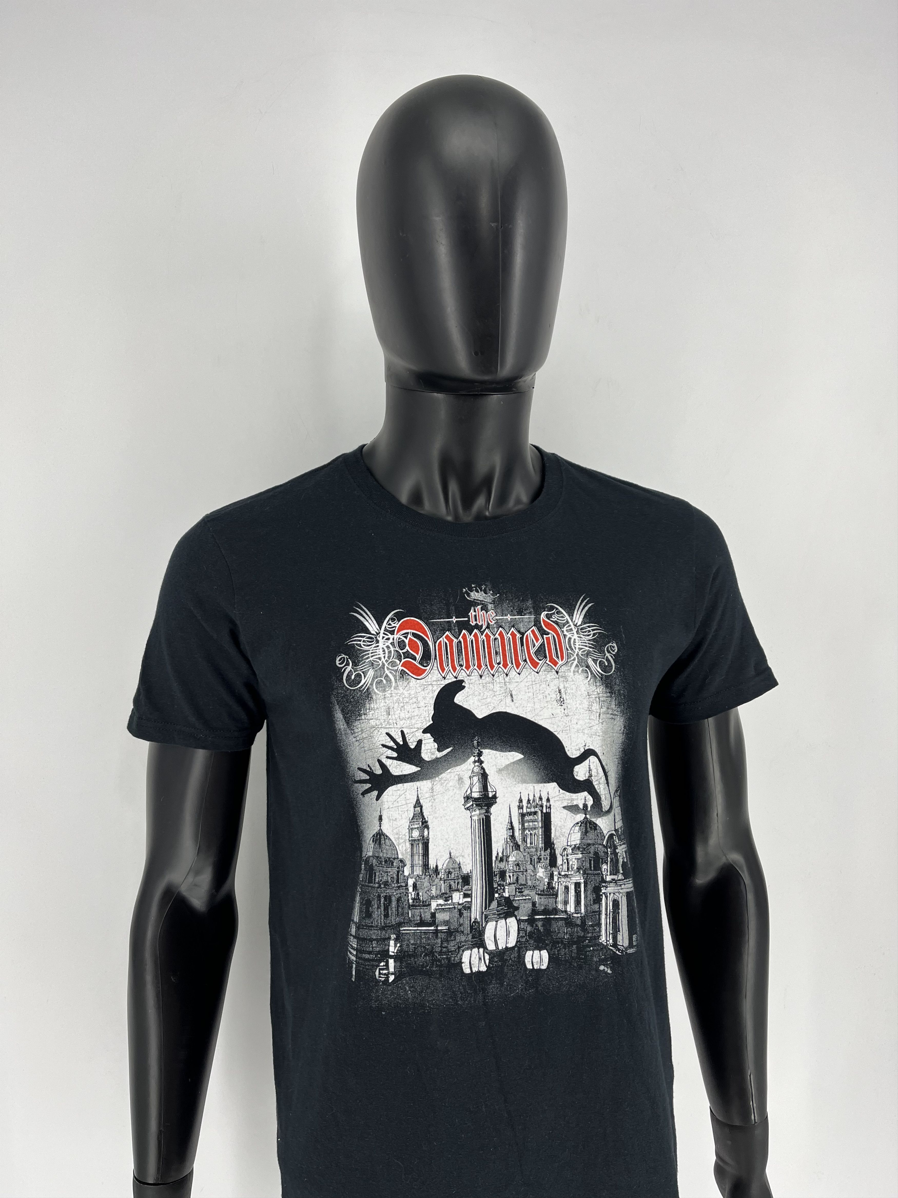 Band Tees × Vintage Vintage 90s The DAMNED Punk Rock T-Shirt Rare Retro Hype Y2K Size US M / EU 48-50 / 2 - 3 Thumbnail