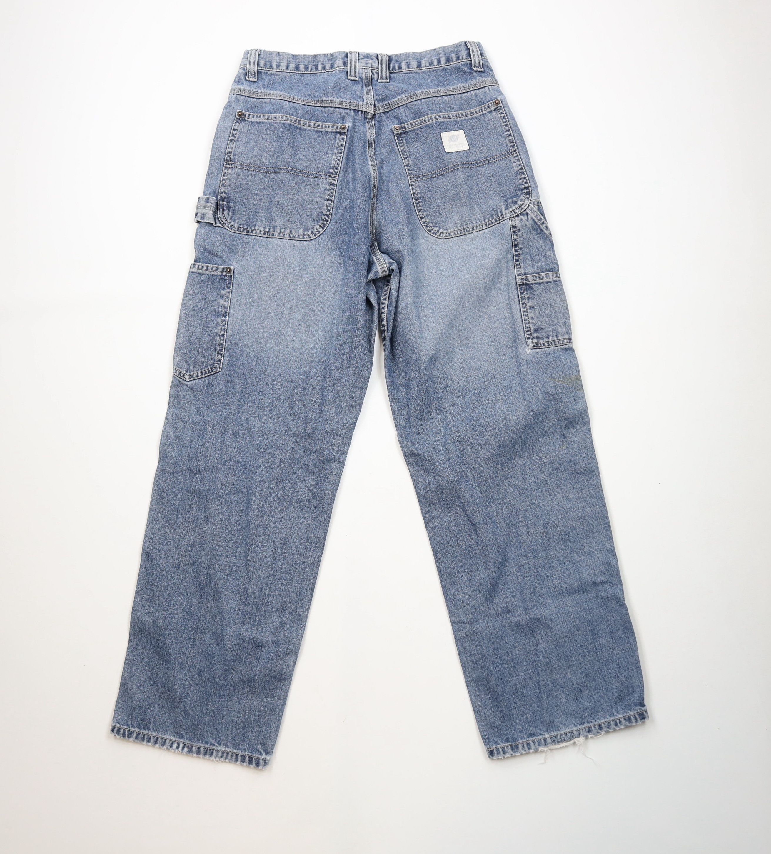 American Eagle Outfitters × Vintage Vintage 90s American Eagle Outfitters Leg Dungaree Jeans Size US 32 / EU 48 - 12 Thumbnail
