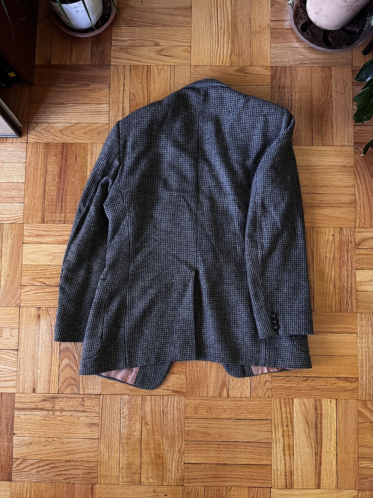 Other Giordani Grey houndstooth wool blazer Fits M-L Size 42R - 4 Thumbnail