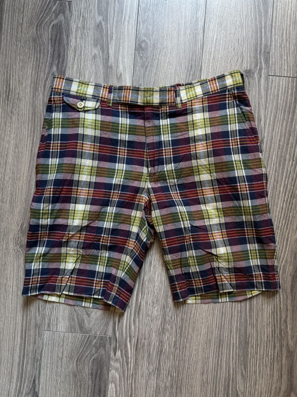 Polo Ralph Lauren Polo Ralph Lauren plaid checkered Madras Shorts 34 Size US 34 / EU 50 - 1 Thumbnail