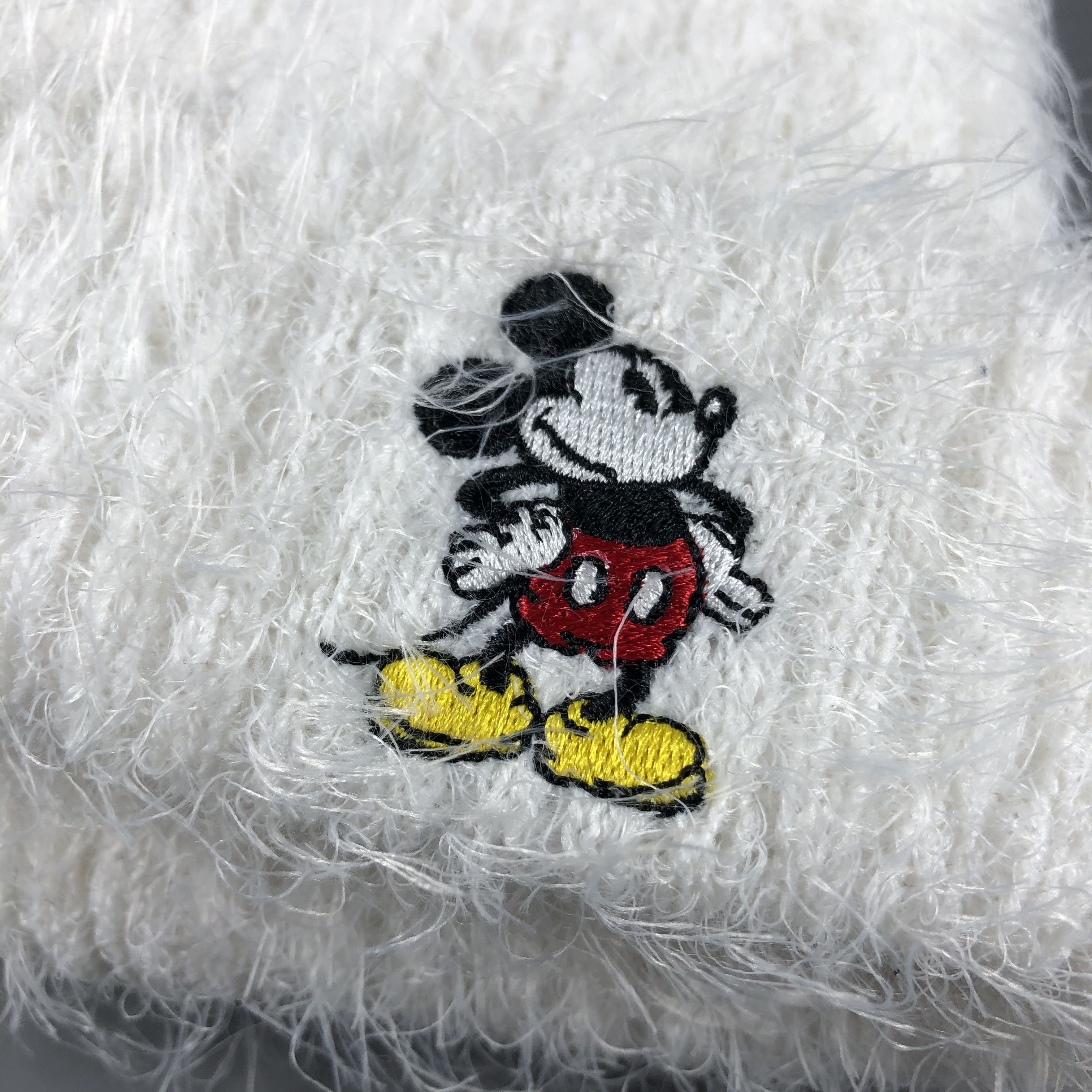 Disney × Mickey Mouse × Vintage Womens Mickey Mouse Hairy Beanie Snow Hat Snow Cap -D981 Size ONE SIZE - 3 Thumbnail