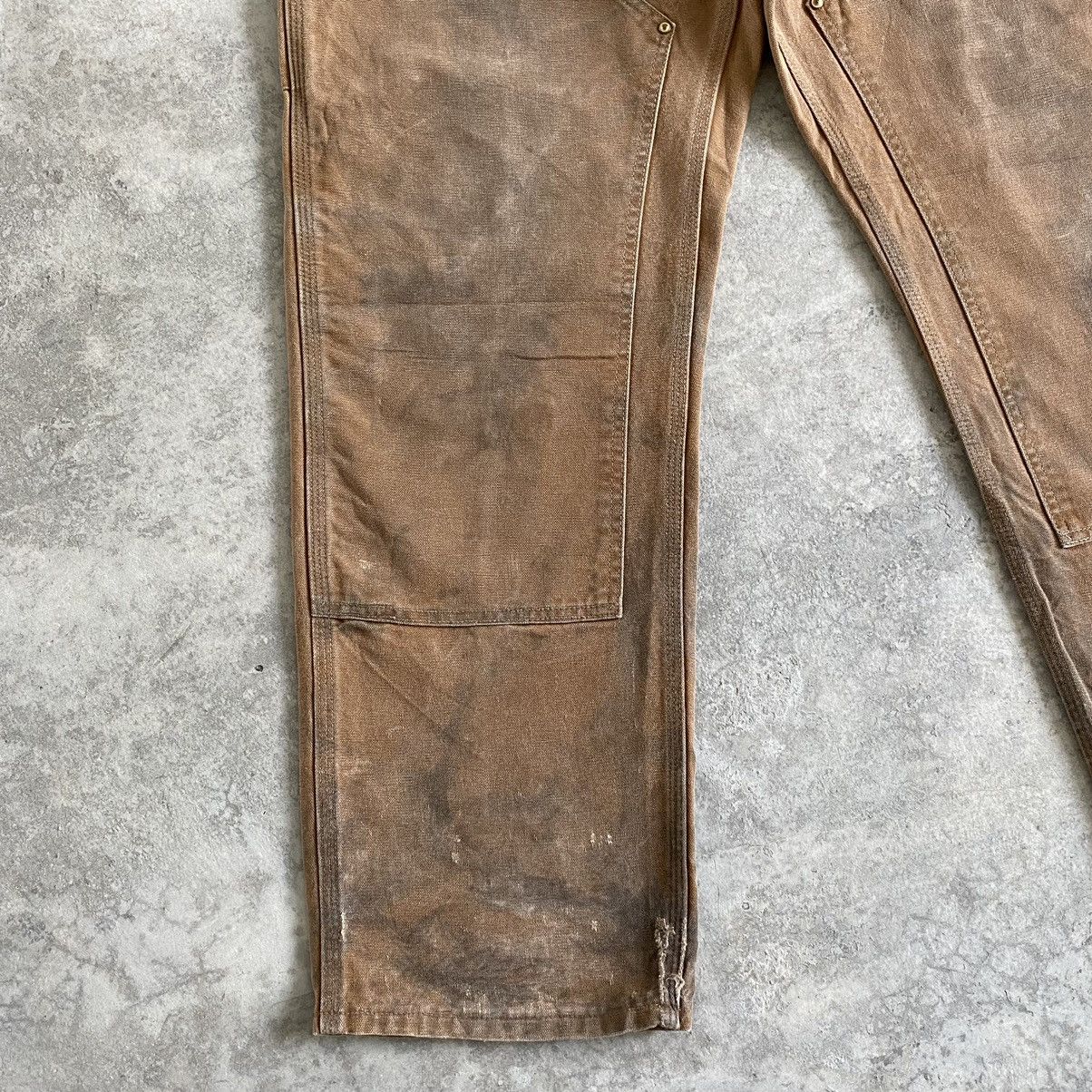 Carhartt VTG Carhartt Double Knee Dirty Carpenter Work Pants Size US 35 - 5 Thumbnail