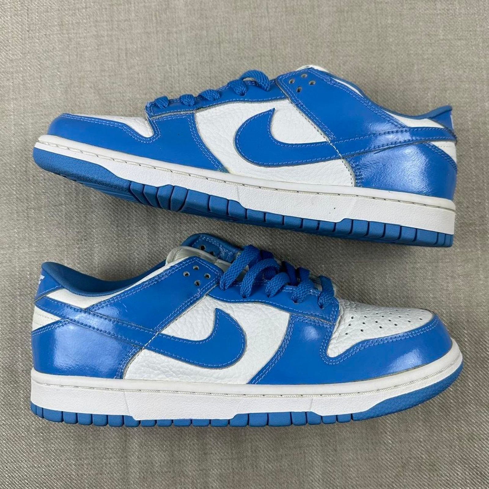 Nike 2001 Nike Dunk Low Patent Leather UNC Size US 8 / EU 41 - 2 Thumbnail