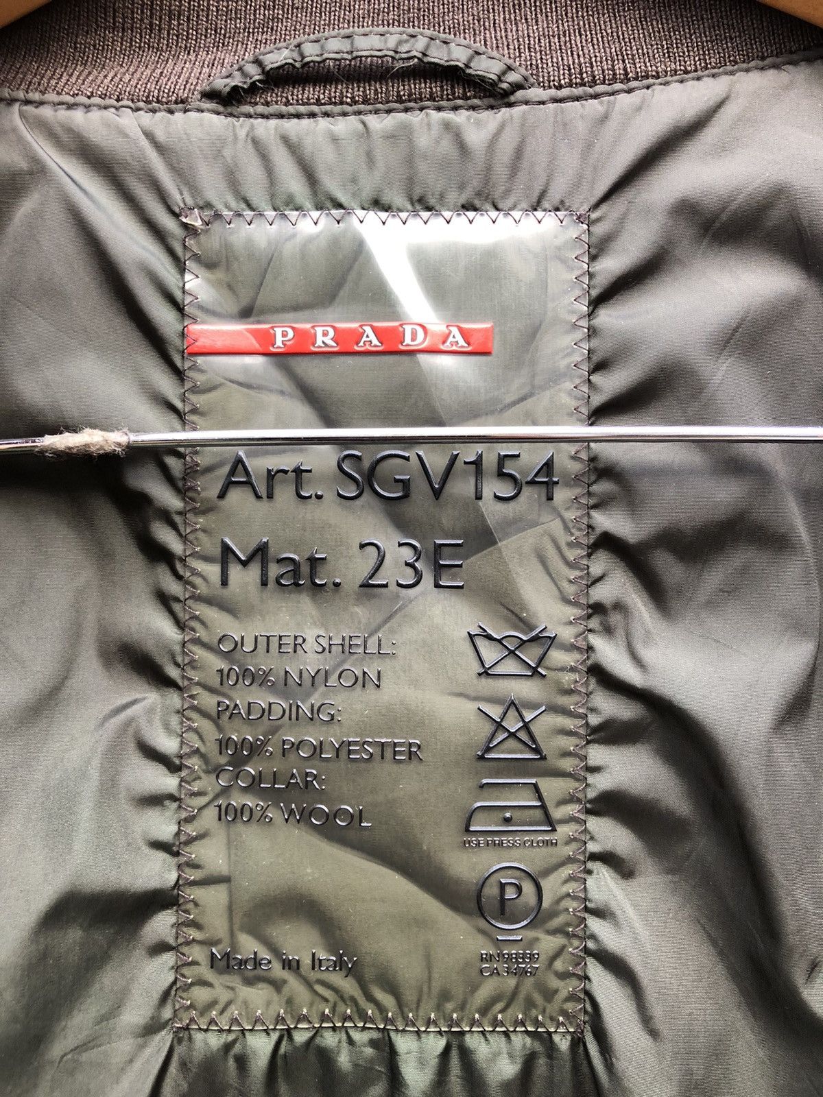 Prada Prada Bomber Nylon Jacket Rubber Tag Size US M / EU 48-50 / 2 - 24 Thumbnail