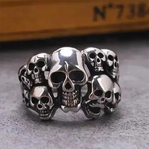 Other Domineering Punk Titanium Steel Ring Size ONE SIZE - 2 Thumbnail