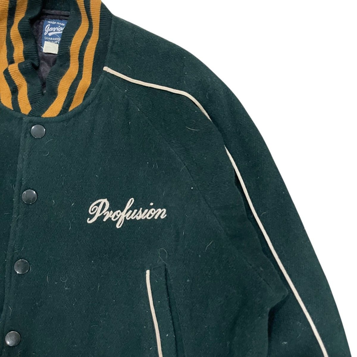 Sports Specialties Vintage Profusion Sportswear Snap Button Wool Bomber Jacket Size US M / EU 48-50 / 2 - 4 Thumbnail