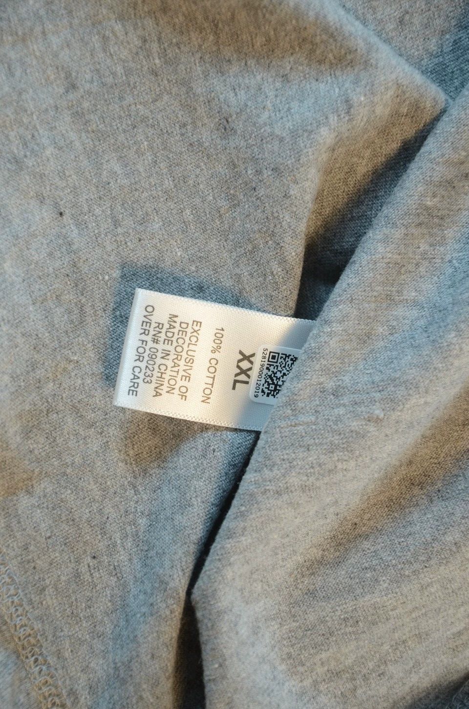 Fear of God Fear of God Essentials Printed Logo Oversize Gray T-shirt Size US XXL / EU 58 / 5 - 8 Thumbnail