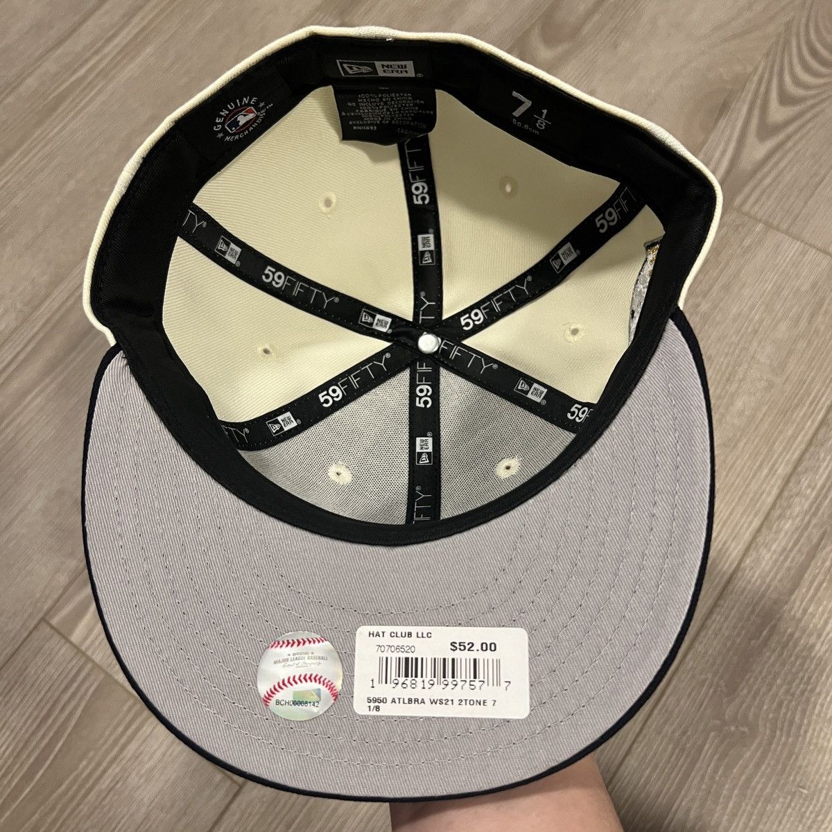 Hat Club × New Era Hat Club New Era Atlanta Braves Script Size ONE SIZE - 2 Thumbnail