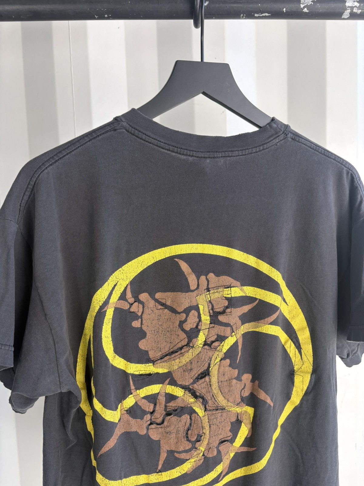 Band Tees Thrashed Sepultura Distressed Faded Repair Shirt GRUNGE Band Size US L / EU 52-54 / 3 - 5 Thumbnail