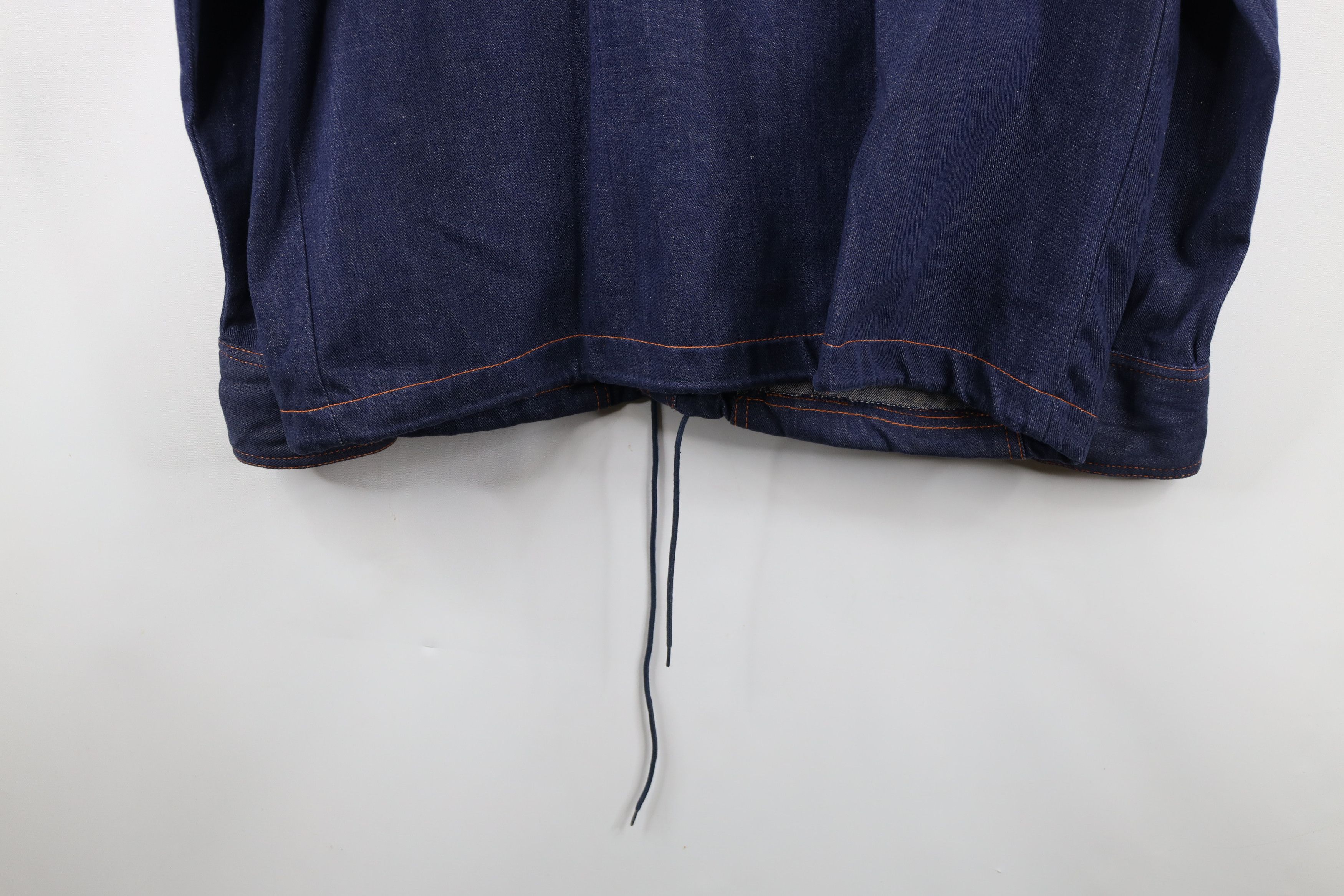 Vintage Vintage 60s 70s Streetwear Collar Denim Jean Parka Jacket Size US L / EU 52-54 / 3 - 17 Thumbnail