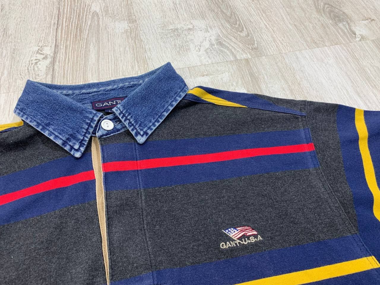 Gant × Vintage Mens vintage longsleeve rugby GANT Size L Size US L / EU 52-54 / 3 - 4 Thumbnail