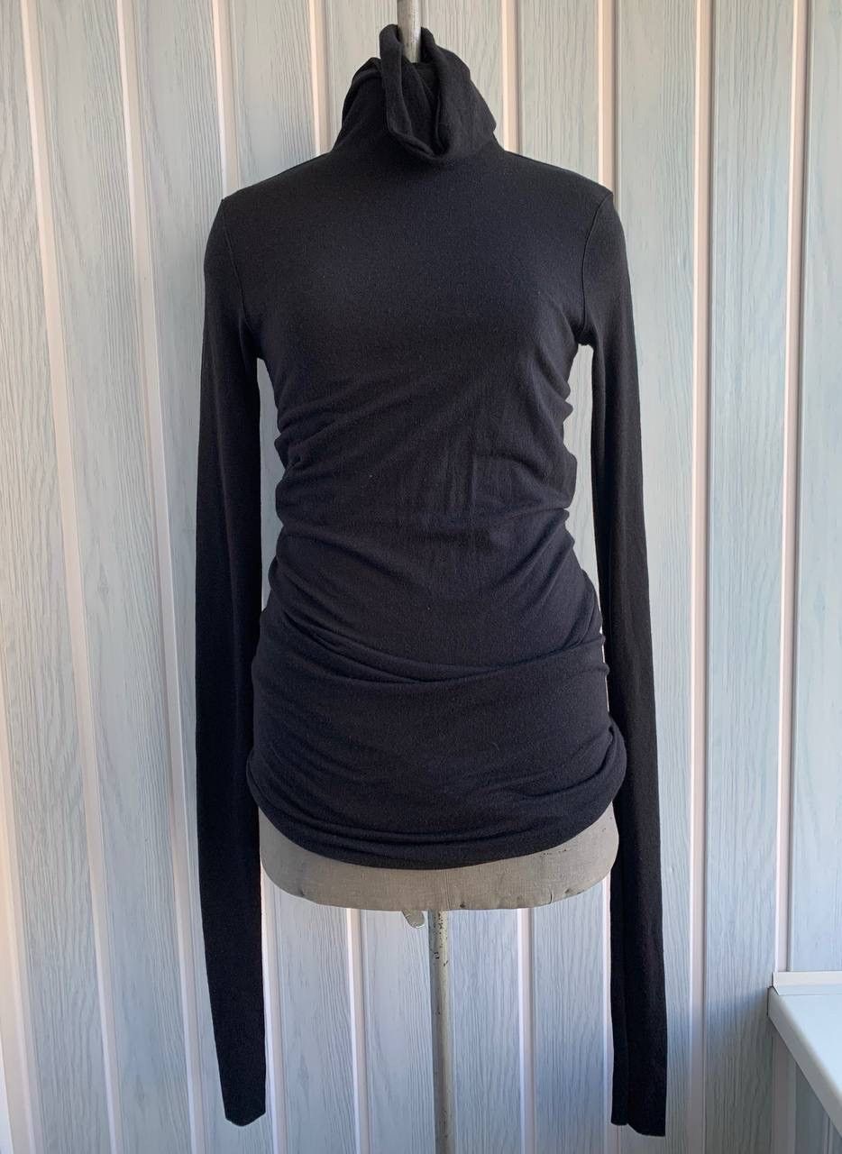 Rick Owens Rick Owens Lilies Black Angora Wool Blend Turtleneck Dress Size M / US 6-8 / IT 42-44 - 2 Thumbnail