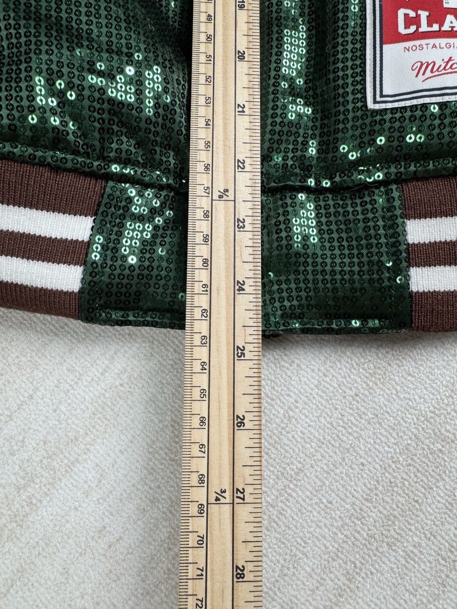 Mitchell & Ness × Supreme Supreme Mitchell & Ness Sequin Varsity Jacket Size US M / EU 48-50 / 2 - 9 Thumbnail
