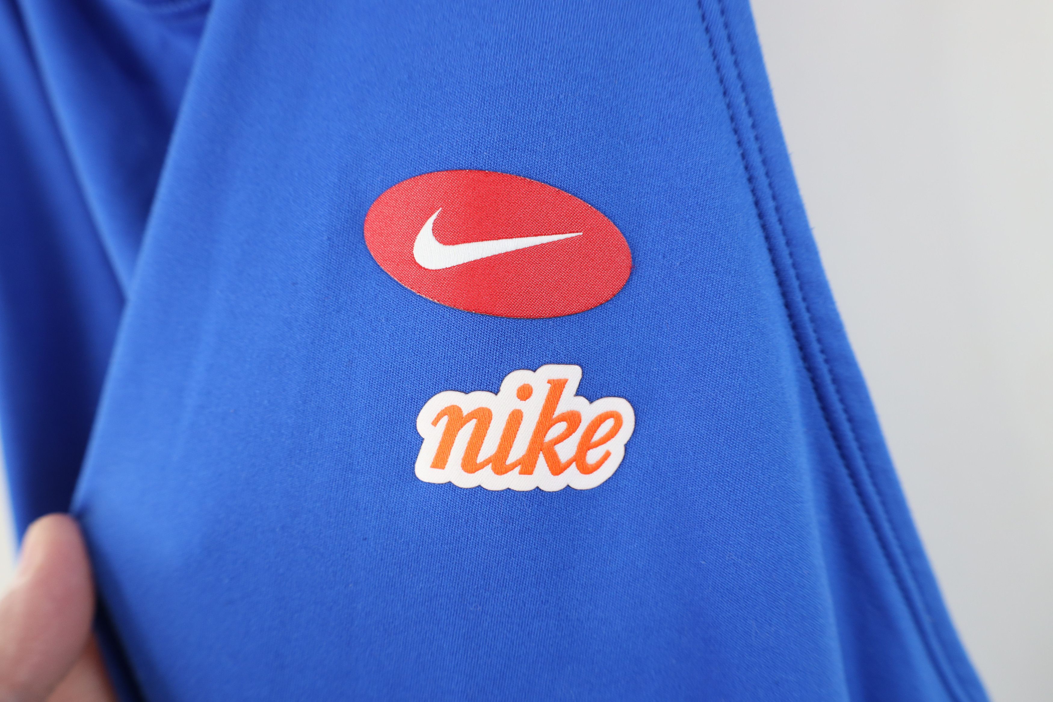 Nike Vintage Y2K Nike Mini Swoosh Knit Tank Top T-Shirt Blue Size XXL / US 16-18 / IT 52-54 - 4 Thumbnail