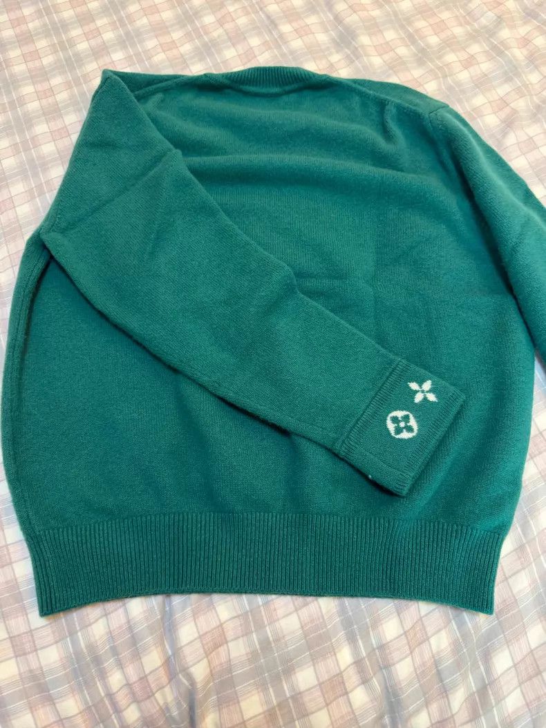 Louis Vuitton Louis Vuitton Cashmere pullover ribbed collar cashmere swe Size US L / EU 52-54 / 3 - 4 Thumbnail