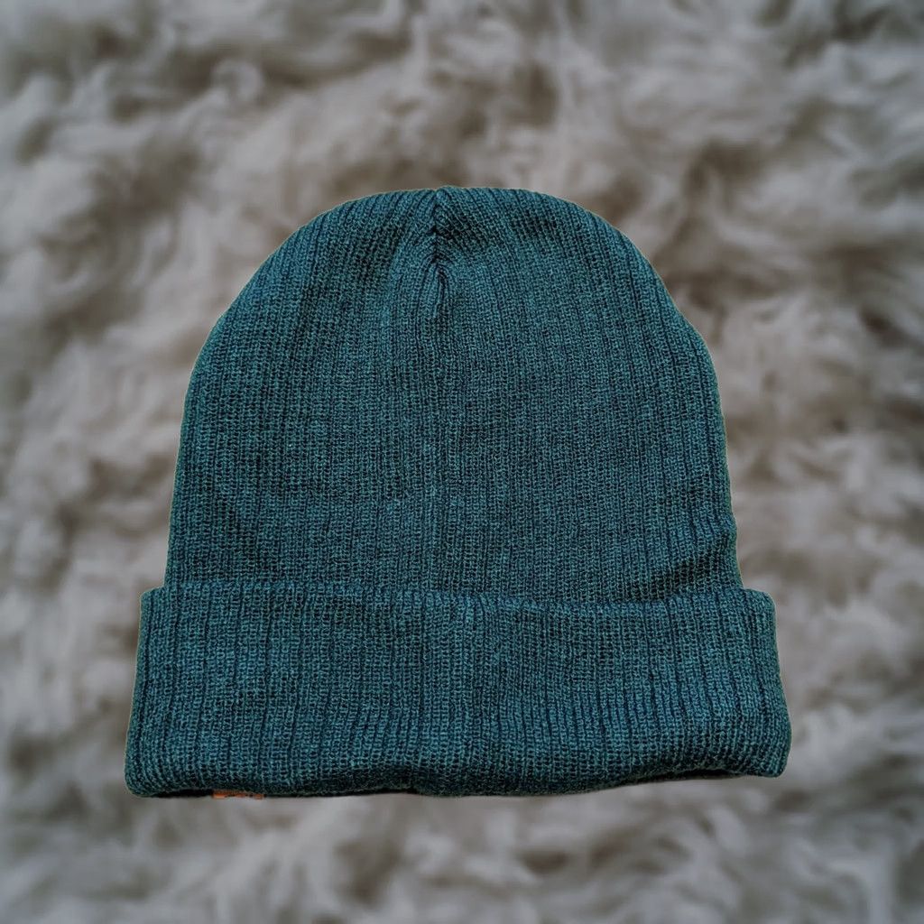 Vintage Jagermeister Beanie Hat One Size Green Solid Water Resistant Winter Knit Acrylic Unisex Adults Size ONE SIZE - 1 Thumbnail