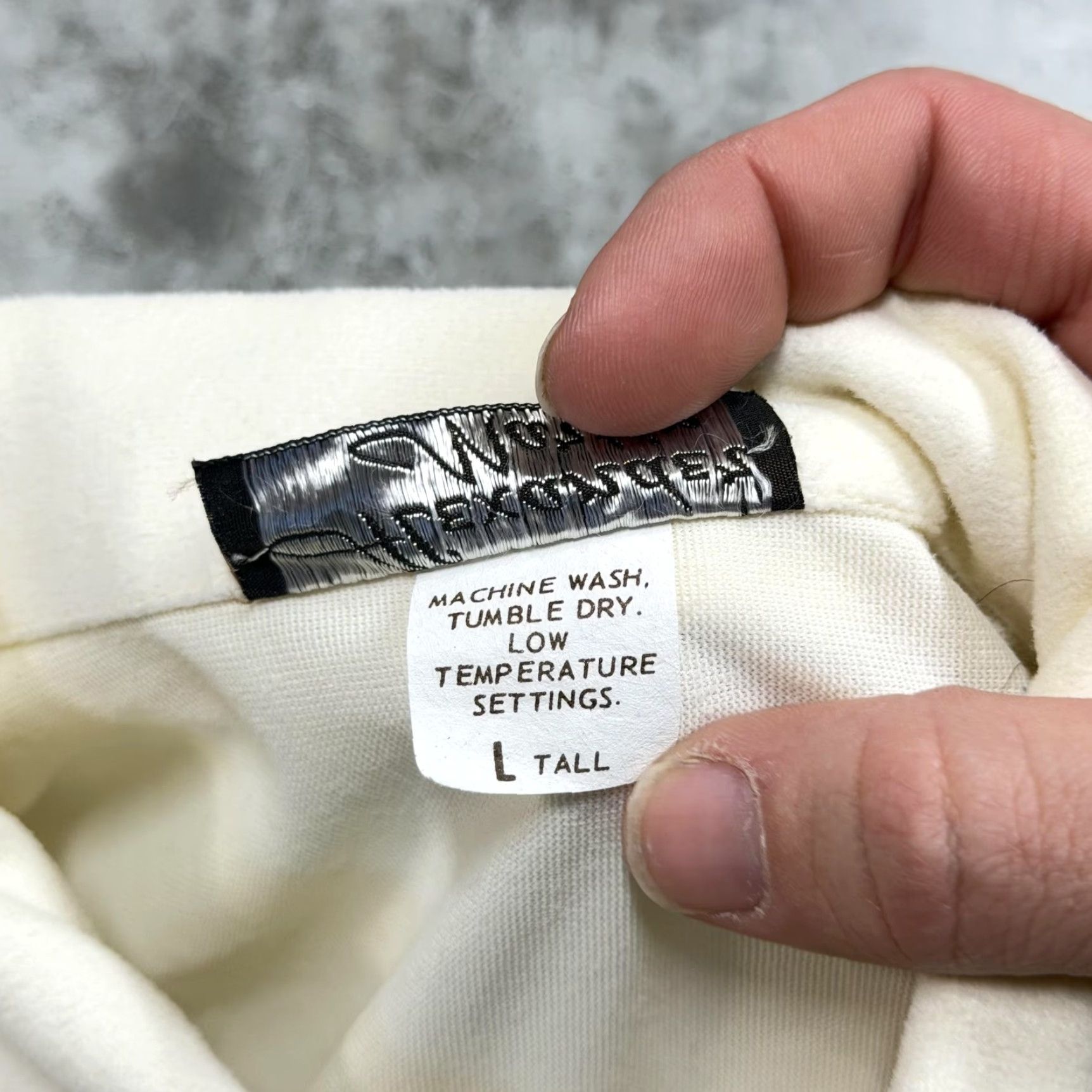 Epaulet VINTAGE Alexander Martin Shirt Mens LT White Military Epaulet Button Front Long Sleeve Size US L / EU 52-54 / 3 - 4 Thumbnail